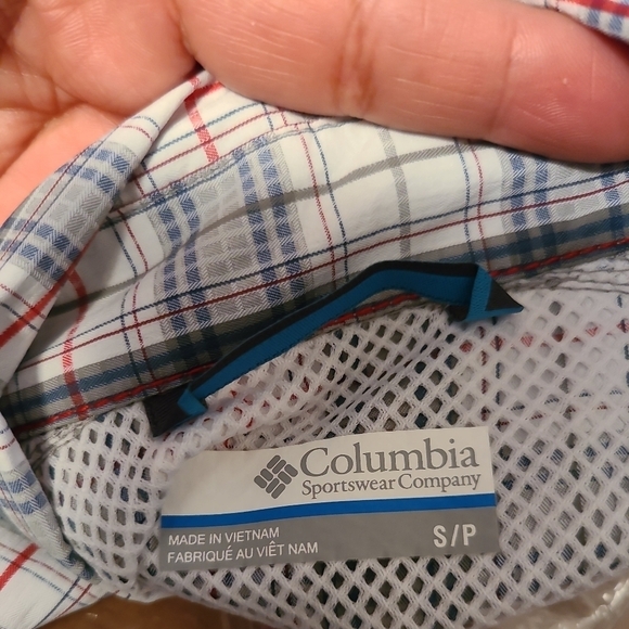 Columbia Men's Plaid Shirt Long Sleeve Multicolor Size Small - Picture 3 of 4